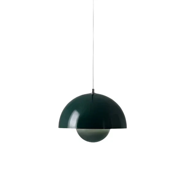 LumaNest – Tapered Pendant Lamp with Smooth Bell Shape and Slim Hanging Detail