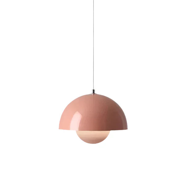 LumaNest – Tapered Pendant Lamp with Smooth Bell Shape and Slim Hanging Detail